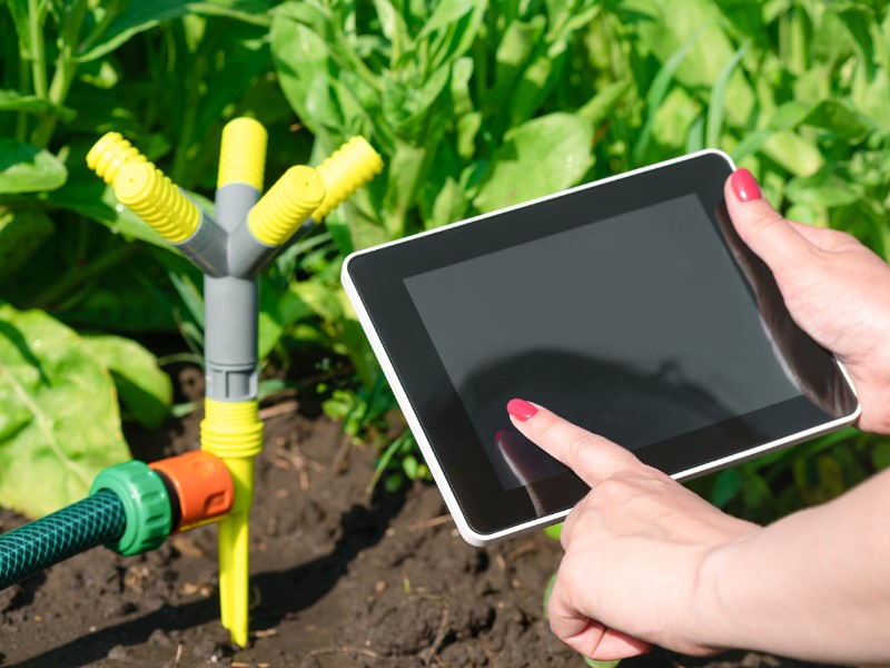 Irrigazione automatica per giardini